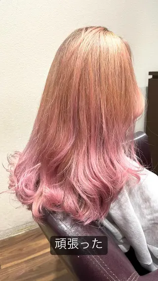 セミロング カラー 松崎 崇のヘアスタイル