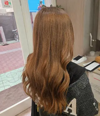 カラー 暖色🍎透明感カラー 🩵小林かりんのヘアスタイル