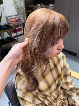 ロング カラー 似合わせ/ブリーチ/ 透明感/sanamiのヘアスタイル