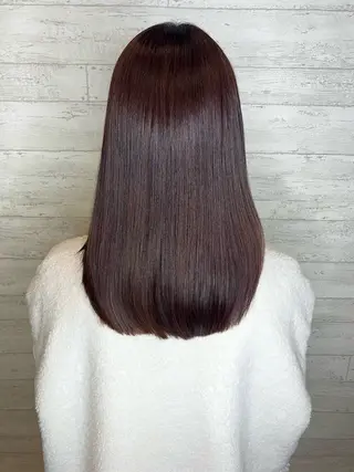 セミロング カラー 小池 穂果/ 府中のヘアスタイル