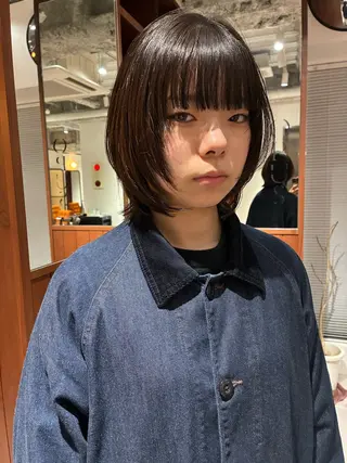 ショート カラー ヘアアレンジ 💟Opus/ Mizuki🐕💟のヘアスタイル