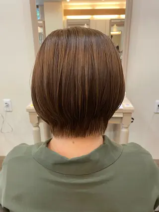 ショート 長嶋 花梨のヘアスタイル