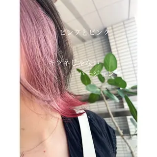 ミディアム カラー 坂井田 浩樹のヘアスタイル