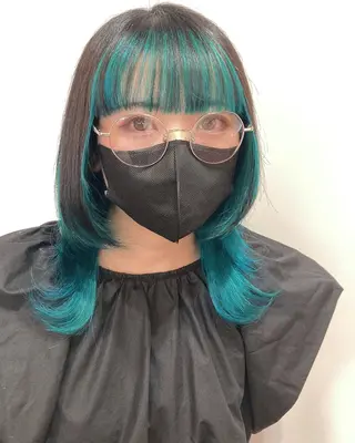 ミディアム カラー 山本 将史のヘアスタイル