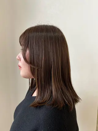 ミディアム カラー 野枝 憧太のヘアスタイル