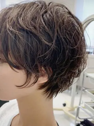 ショート パーマ ✨カット✨ 小田　なつめのヘアスタイル