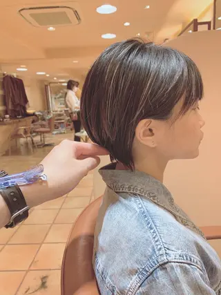 ショート 🎉骨格矯正カット ばば　としまさのヘアスタイル