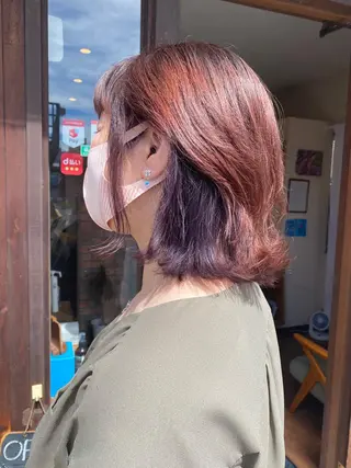 ミディアム 柴山 美芽のヘアスタイル