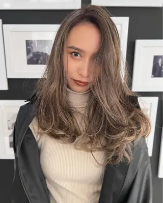 セミロング カラー 🇺🇸海外デザイン iCON TOKYOのヘアスタイル