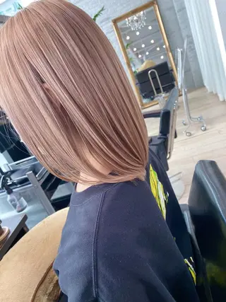 ミディアム 髪質改善カラー特化 ルイス奈良のヘアスタイル