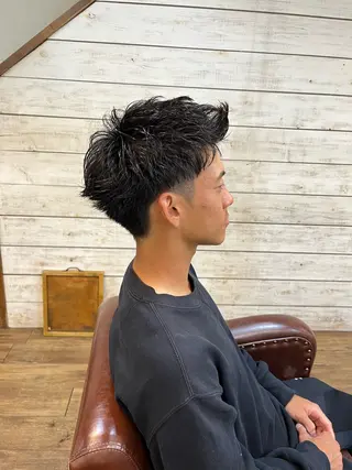 メンズ hidetora ／レディースショートのヘアスタイル