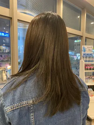 ロング カラー タグチ ランのヘアスタイル