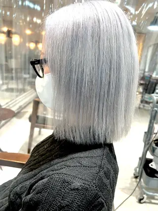 セミロング カラー ヘアアレンジ 🌈インナーカラー ‘ショウマ’🌈のヘアスタイル