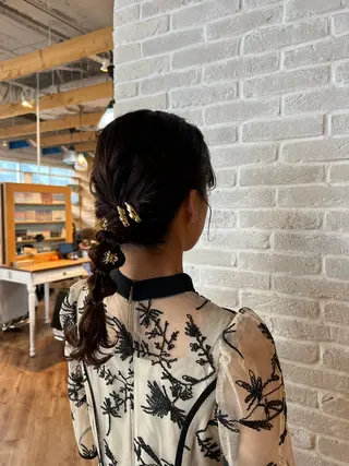ロング ヘアアレンジ Topstylist YUKIのヘアスタイル
