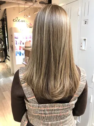 ミディアム maco / 難波美容室のヘアスタイル