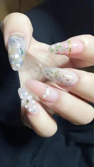 ネイル 長さ出し専門 nynaのネイルデザイン