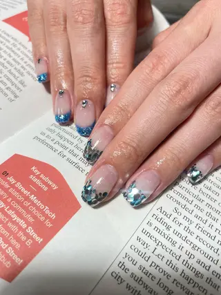 ネイル 🫧Sunrich lu🤍のネイルデザイン