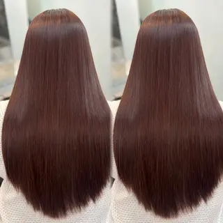 ロング カラー 🐈‍⬛momo🐾 ダブルカラーのヘアスタイル