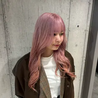 ロング カラー ツヤ髪ハイトーン ×レイヤー🌝リオのヘアスタイル