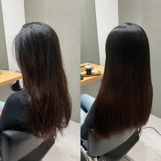 ミディアム 髪質改善ヘアケア 艶髪特化/上田のヘアスタイル