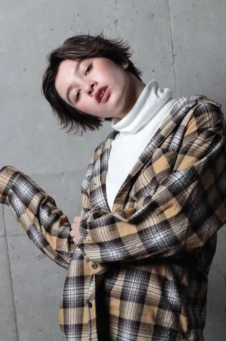 ショート パーマ ⛑️髪質改善請負人 ⛑️ヤマザキタカヒトのヘアスタイル