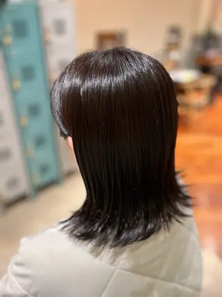 ミディアム カラー 多賀 亮真のヘアスタイル