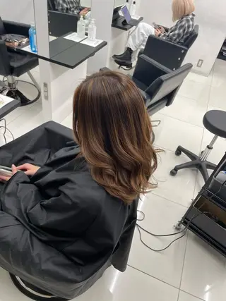 ミディアム カラー ⭐️無料！カット モデル募集⭐️夕貴のヘアスタイル