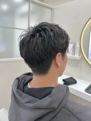 パーマ メンズ 渡邉 凜乙のヘアスタイル