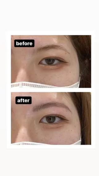 アイブロウ ももか🫧 下まつ毛マツパのマツエク・マツパデザイン