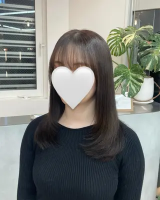 ミディアム カラー 澤 佑華 🎀 透明感カラーのヘアスタイル