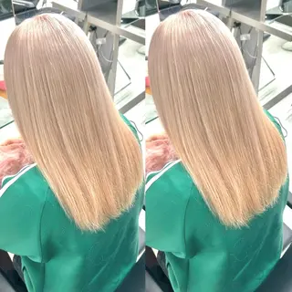 カラー ヘアメ🎀推しカラー 🥣横浜/しほ🧸のヘアスタイル