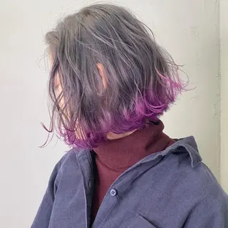 ショート カラー YUSUKE レイヤーカットカラーのヘアスタイル