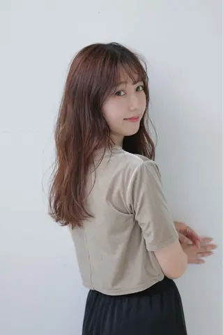 ロング カラー パーマ Nagisa. /ニュアンスパーマのヘアスタイル