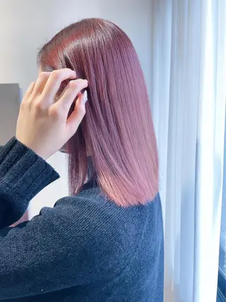 セミロング カラー yuu /N° 大分中央町店のヘアスタイル