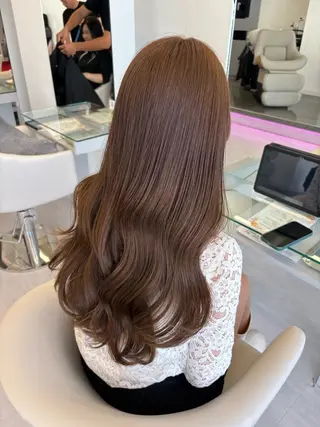 ロング カラー 透明感カラー/大阪 Rieのヘアスタイル