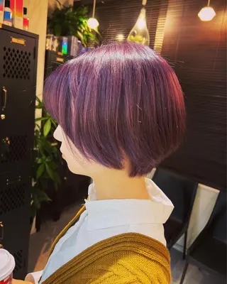 ショート カラー 最高級髪質改善🥇 小玉美菜のヘアスタイル