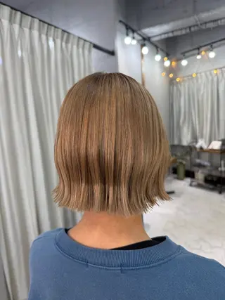 ショート カラー 透明感カラー/パーマ 🌀アオノのヘアスタイル