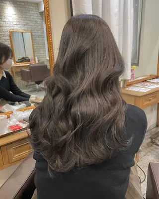 ロング カラー ヘアアレンジ 髪質改善特化 🫧松野力也のヘアスタイル