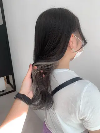 ミディアム カラー 村山 美空のヘアスタイル