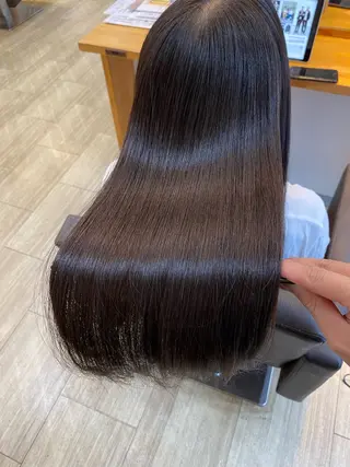 ロング カラー 和歌山髪質改善 那須優太のヘアスタイル