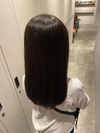 セミロング ren ボブロブ/ミディアムのヘアスタイル