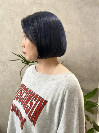 ショート ボブ×縮毛矯正 ryotaのヘアスタイル