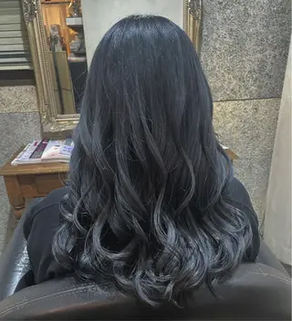 セミロング カラー Hair Labo ASH  あみん♡のヘアスタイル