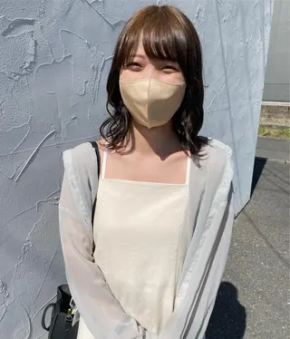 ミディアム カラー 🌿‬Hanon 藤井よし乃🌿‬のヘアスタイル