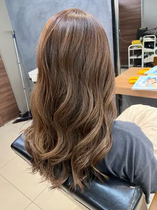 ロング カラー ヘアアレンジ 透明感カラー🤎 ゆりのヘアスタイル