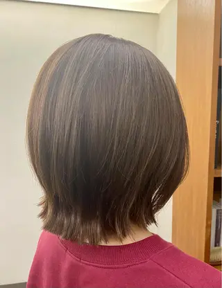 ショート カラー 似合わせレイヤー/ ニュアンスパーマ高倉のヘアスタイル