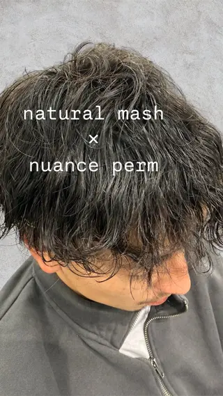 パーマ メンズ WE RULE 札幌店 【ウィールール 札幌店】所属・✨️大人ショート 髙橋朋花のヘアスタイル