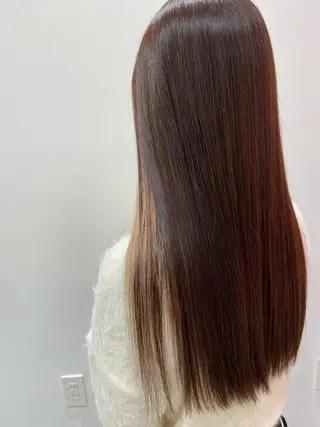 ロング ヘアアレンジ 新宿/韓国ヘア 中明度カラー/かやのヘアスタイル