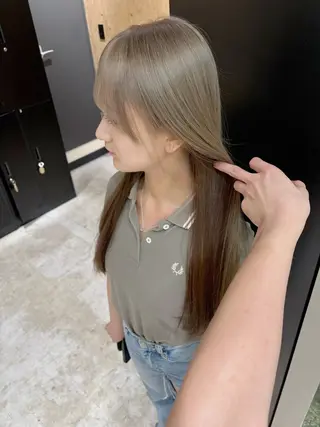 セミロング 🏅EIGHT難波/ 【店長】タモツのヘアスタイル