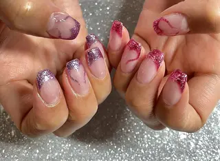 ネイル VIERU 🌈🎀💖のネイルデザイン